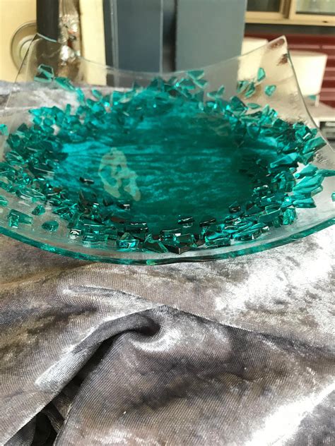 Super Happy With My First Glass Fused Slumped Bowl Fused Glass Art Broken Glass Art Glass Art