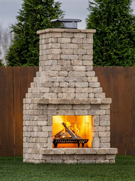 Affordable And Customizable Diy Outdoor Fireplace Kits