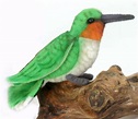 Soft Toy Bird, Hummingbird by Hansa (10cm.L) 5520 | Lincrafts