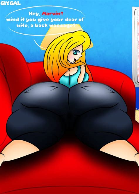 Rule 34 Ass Big Ass Blue Shirt Female Giygal Jeans Red Couch Rose Sml Supermariologan Yellow