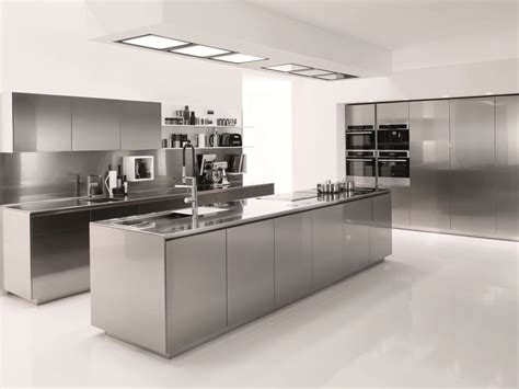 21 Awesome Stainless Steel Kitchen Design Ideas