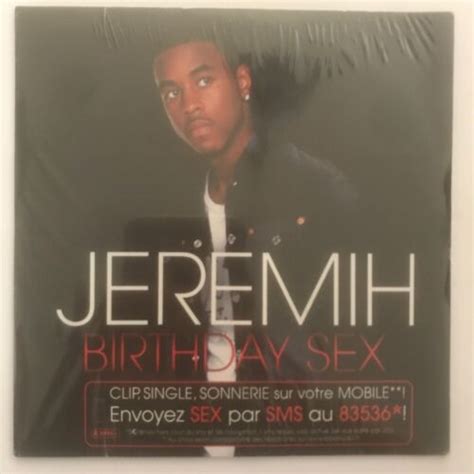 Jeremih Birthday Sex Cd 2 Tracks Blister Pack New Ebay