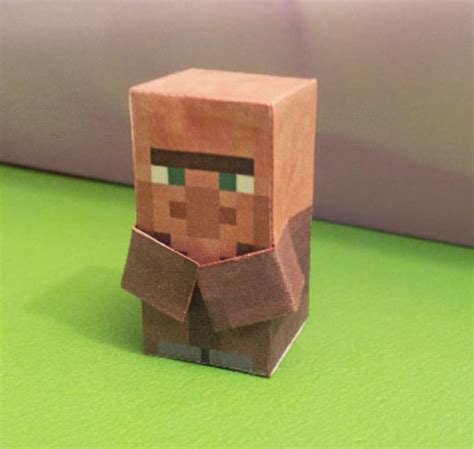 Pixel Papercraft Mini Villager