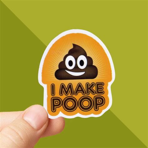 Poop Decal Etsy