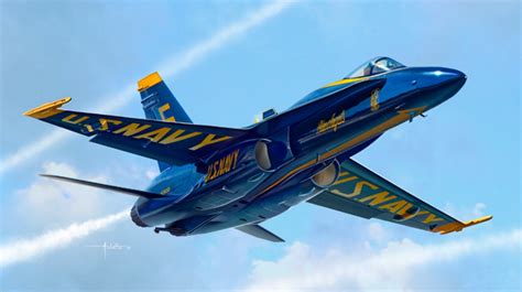 172 Fa 18 Blue Angels Model Kit At Mighty Ape Nz