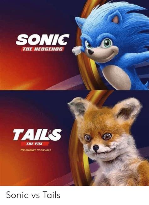 Sonic The Hedgehog Tails The Fox The Journey To The Hell Sonic Vs Tails