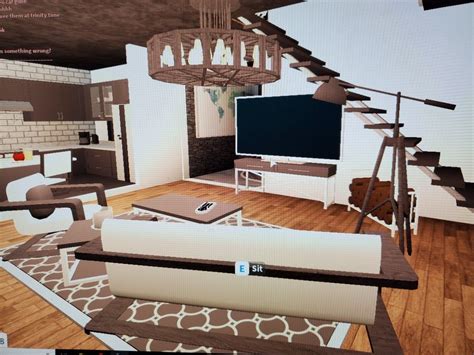 Bloxburg Living Room Aesthetic Two Story House Design Aesthetic