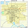 Indianola Mississippi Street Map 2834740