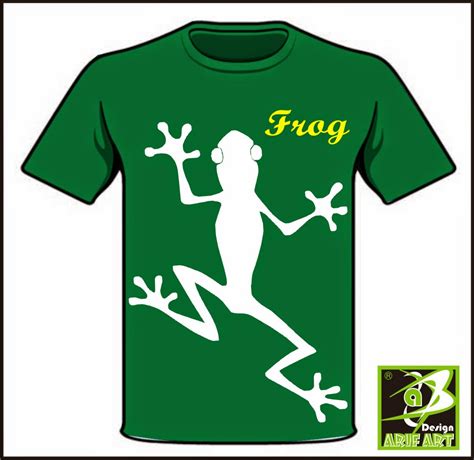 Desain kaos menyediakan layanan unggah file untuk digunakan pada kaos. Koleksi Lambang dan Logo: Desain Kaos Distro FROG