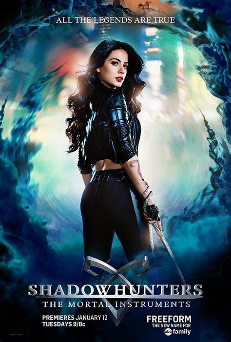Shadowhunters Character Posters Isabelle Lightwood Shadowhunters Tv