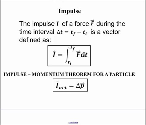 Ap Physics C Lecture On Impulse Youtube