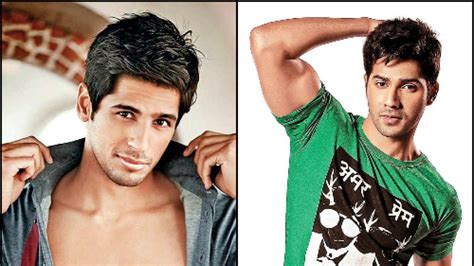 No Fall Out Between Varun Dhawan And Me Sidharth Malhotra Clears The Air About The Big Fight