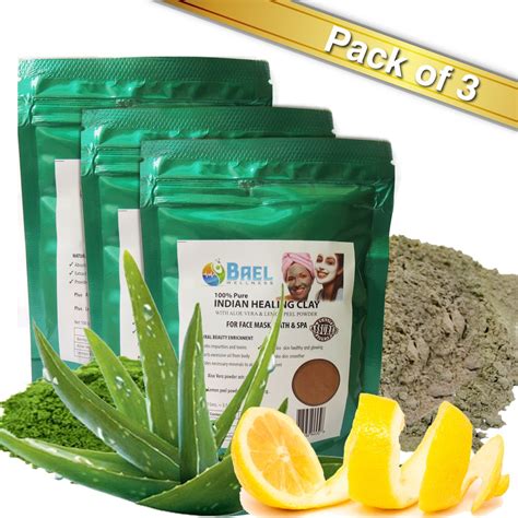 These fuller's earth face mask recipes will make your skin soft, smooth, and beautiful in no time at all! Amazon.com : Clay Mask - Bentonite, Aloe Vera & Lemon Peel ...