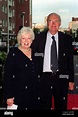 Actress June Whitfield and her husband Timothy Aichison arriving at BBC ...