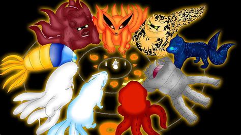 Naruto All Tailed Forms