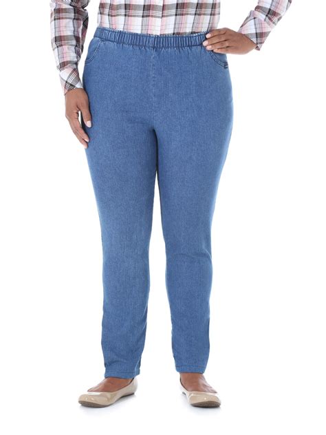 Chic Womens Plus Stretch Pull On Jean