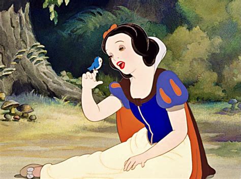 Enseñando A Cantar Al Pajarito Snow White Disney Walt Disney