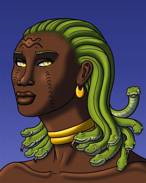 My Take On Medusa The Libyan Snake Haired Gorgon From Greek Mythology