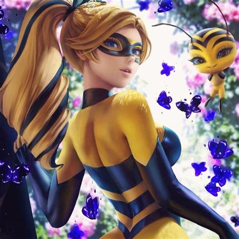 marie on instagram “marvelous artwork of queen bee by artsbycarlos 💖 miraculousladybug