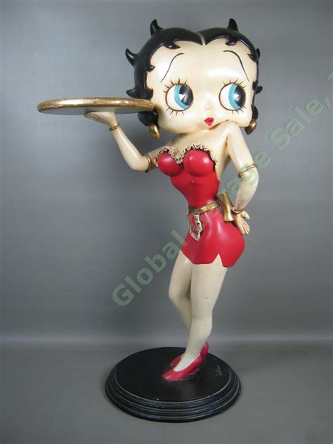 3ft 36 Tall Betty Boop Life Size Standing Waitress Display Figure