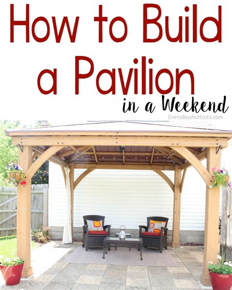 How To Build A Pavilion Plans