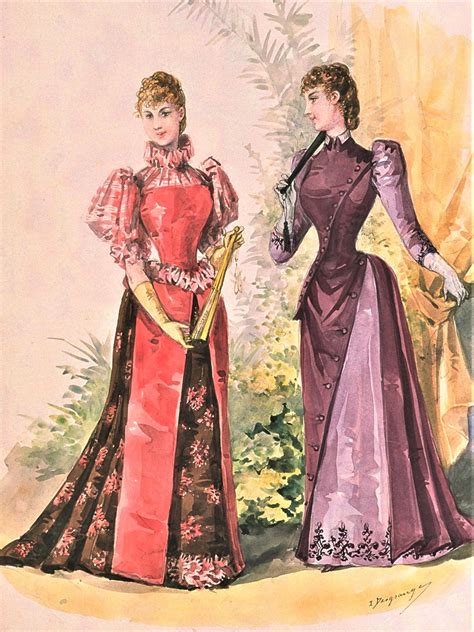 La Mode Illustree 1890 Victorian Era Fashion Historical Fashion