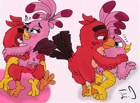 Rule 34 Angry Birds Avian Bird Malefemale Nietvart Red Angry Birds