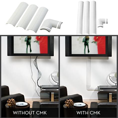 Omnimount Wall Cable Management System White Cmk Cmk Mini