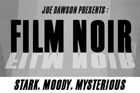 Film Noir Font Free Font