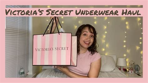 victoria s secret underwear haul youtube