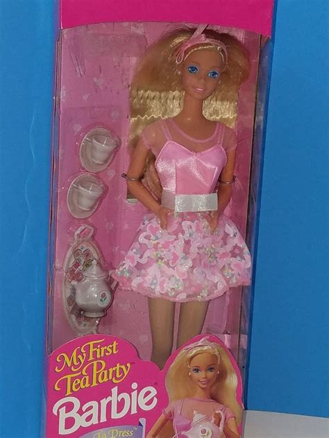 Barbie My First Tea Party Party 1995 Edition 14592 Nrfb With All Accessor Barbie I