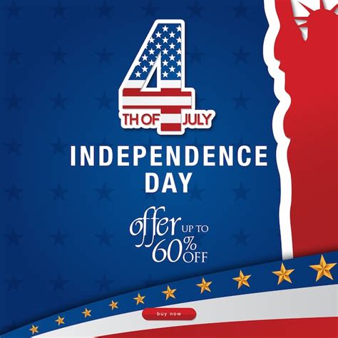 Premium Vector Fourth Of July Independence Day