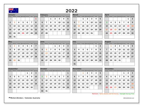 Financial Year 2021 To 2022 Calendar Australia
