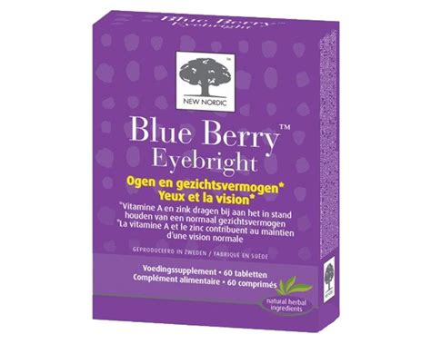 Blue Berry Eyebright Yeux Et Vision New Nordic 60 Comprimés