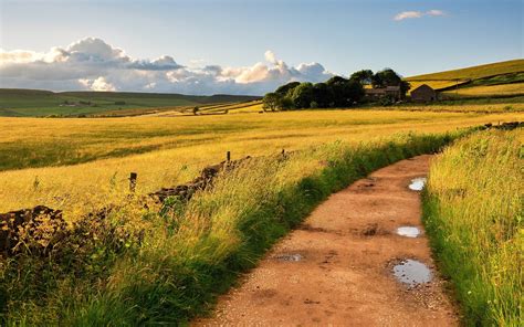 Countryside Road Landscape Hd Photo Wallpaper Preview
