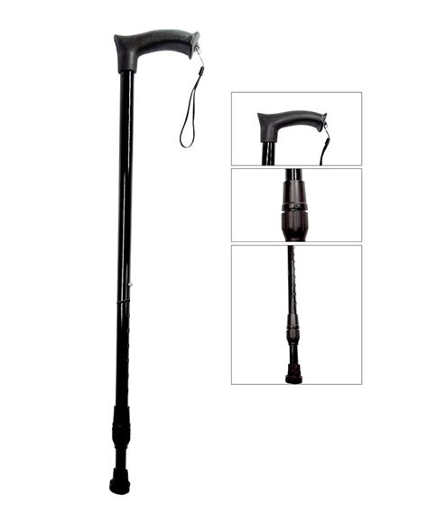 aluminium black single stick for old men at rs 130 piece in new delhi id 25221737673