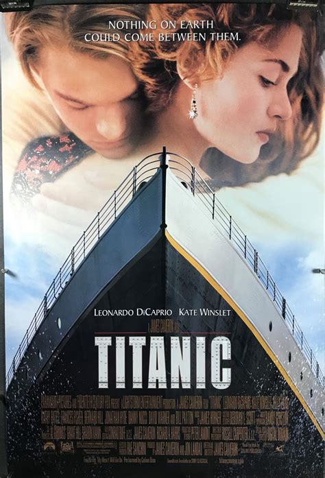 Titanic Original Movie Poster Starring Kate Winslet Original Vintage