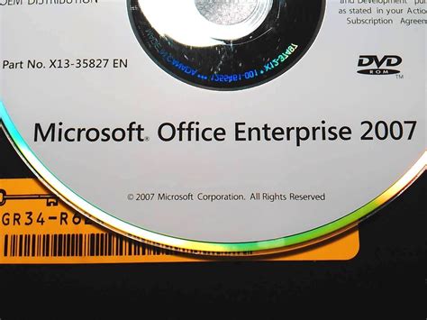 Microsoft Office Enterprise 2007 Full Version W Permanent License