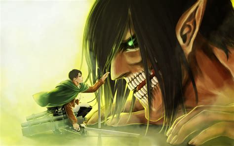 28 Eren Yeager Levi Ackerman Wallpaper Anime Attack On Titan Eren