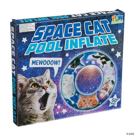 Inflatable Space Cat Pool Float Fun Express