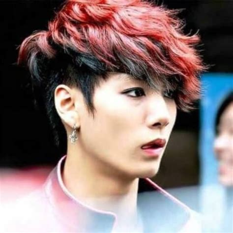 K Pop Kpop Red Hair Male