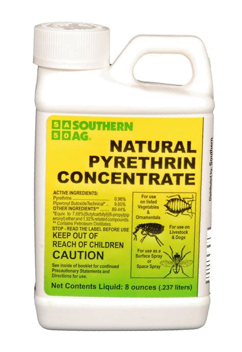 Southern Ag 10401 Natural Pyrethrin Concentrate 8oz Brown A Organic