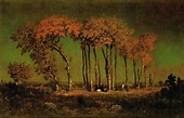 Théodore Rousseau, Under the Birches | Arte y realidad, Realismo ...