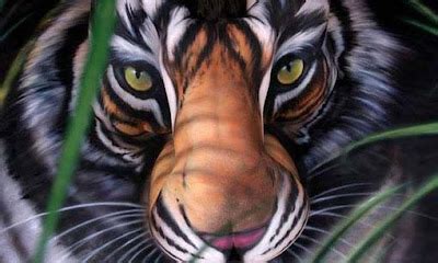 Verdrules Blogspot Lukisan Harimau Garang