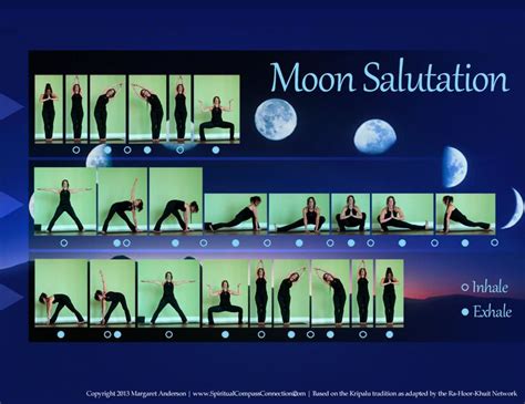 Moon Salutation Moon Salutation Chakra Yoga Prenatal Yoga