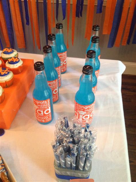 Cakegirls Kitchen Blue And Orange Graduation Party Graduation 2016