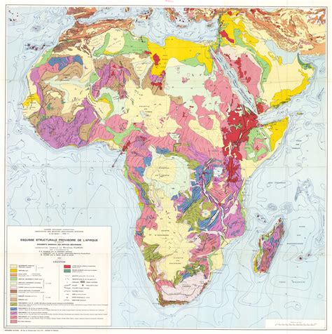 Geological Map Of Africa