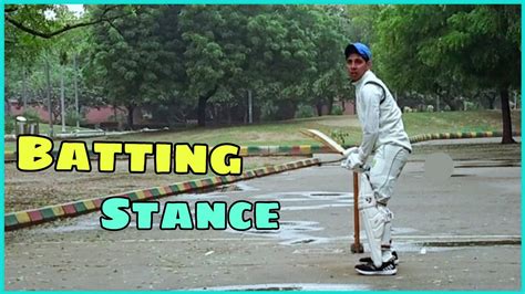 Good batsmen know how to play under pressure and mentally strong. How to take cricket batting stance || Batting stance || Episode 2 - YouTube