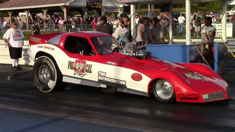 Pol Cal Corvette Funny Car At Pittsburgh Raceway Park Youtube