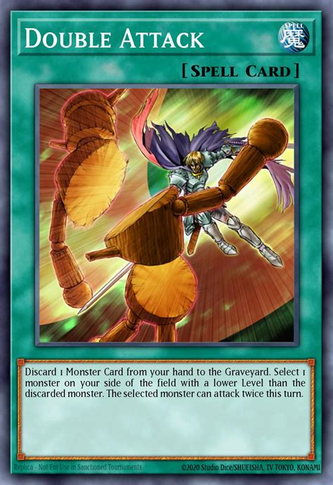 Double Attack Yu Gi Oh Card Database Ygoprodeck